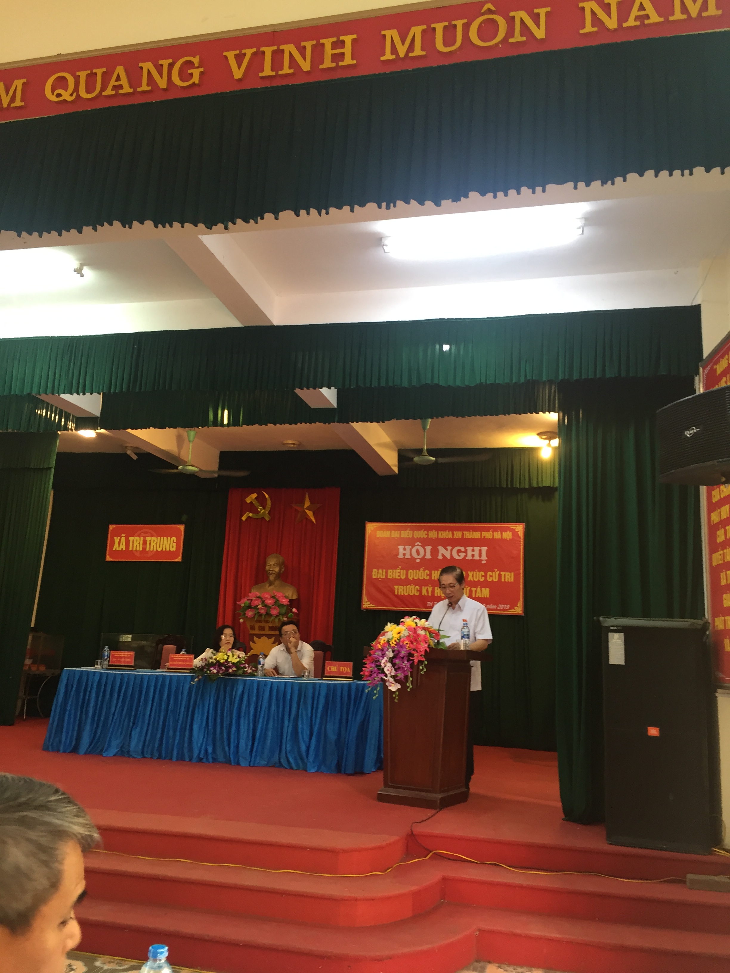 ĐBQH Nguyễn Chiến trình bày dự kiến chương trình kỳ họp thứ Tám, Quốc hội khóa XIV